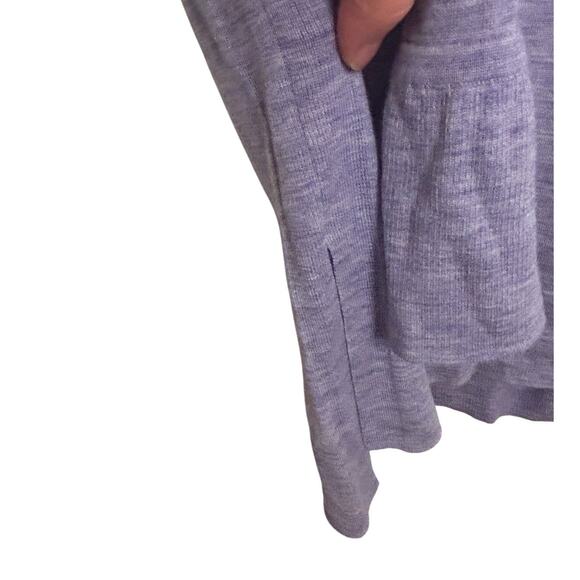 J Crew Womens Purple Vneck Knit Sweater XS 100% Merino Wool Cozy Casual Winter - Picture 5 of 7